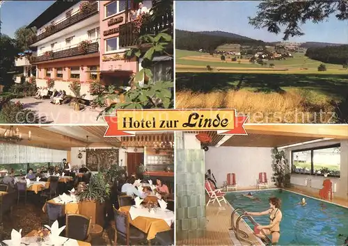 Althof Hotel Restaurant Pension Zur Linde Hallenbad Landschaft