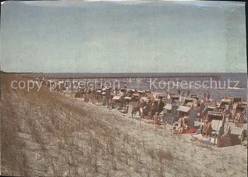 Zingst Ostseebad Strand Kat. Zingst Darss