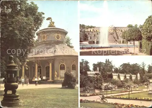 Potsdam Park Sanssouci Chinesisches Teehaus Fontaine Sizilianischer Garten Kat. Potsdam