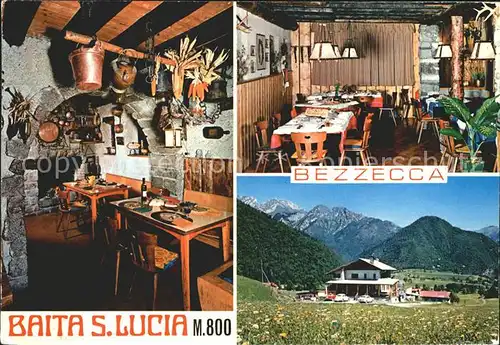 Bezzecca Gasthaus Baita San Lucia Kat. Ledro