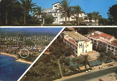 Cambrils Fliegeraufnahme Hotel Tropicana Kat. Costa Dorada