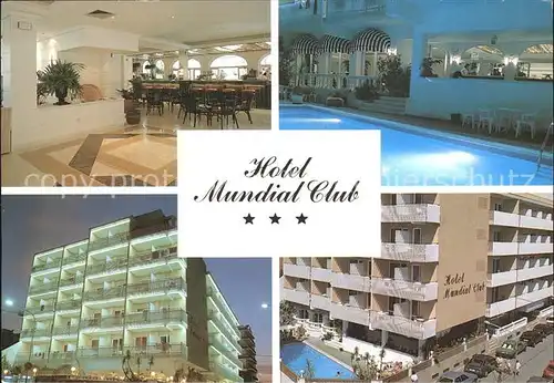 Lloret de Mar Hotel Mundial Club  Kat. Costa Brava Spanien