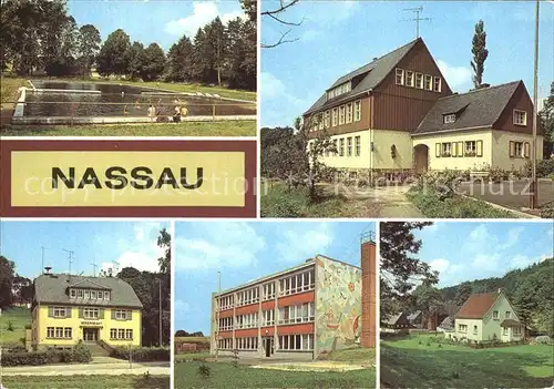 Nassau Brand Erbisdorf Freibad Polytechnische Oberschule Rat der Gemeinde Kindergrippe Kat. Brand Erbisdorf
