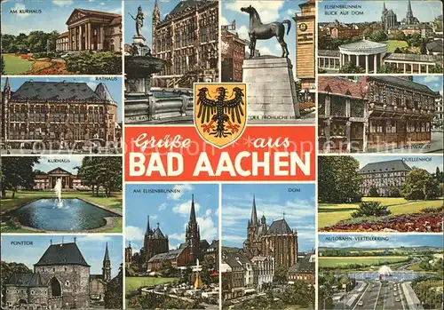 Bad Aachen Kurhaus Elisenbrunnen Dom Rathaus