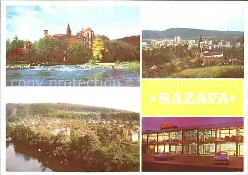 Sazava Stadtbilder Kat. Tschechische Republik