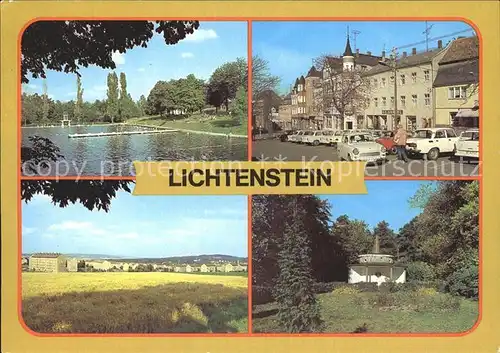 Lichtenstein Hohenstein Ernstthal Bad Markt Stadtpark Kat. Hohenstein Ernstthal