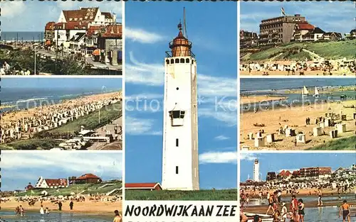Noordwijk aan Zee  Leuchtturm Strand  Kat. Noordwijk