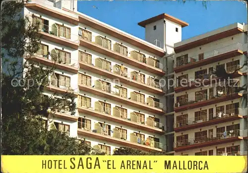 El Arenal Mallorca Hotel Saga  Kat. S Arenal