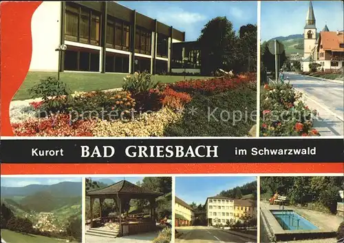 Bad Griesbach Schwarzwald  Teilansichten Kat. Bad Peterstal Griesbach