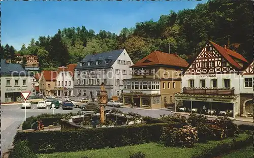 Bad Berneck Marktplatz Kat. Bad Berneck Fichtelgebirge