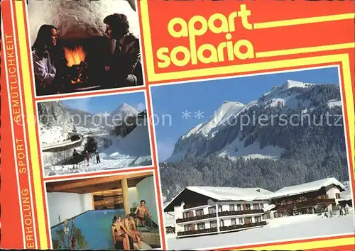 Au Bregenzerwald Apart Solaria  Kat. Schoppernau