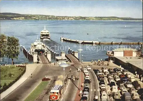 Konstanz Bodensee Faehrehafen Meersburg Kat. Konstanz