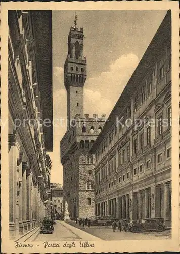 Firenze Toscana Portici degli Uffizi Kat. Firenze