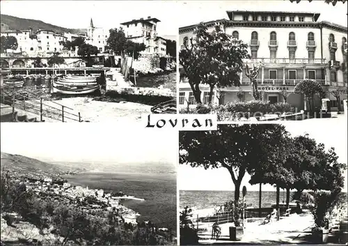 Lovran Stadtansicht Kat. Kroatien