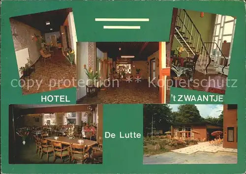 De Lutte Hotel Cafe Restaurant t Zwaantje Details Kat. Oldenzaal
