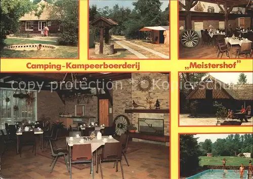 Dwingeloo Camping Kampeerboerderij Meistershof Gastraum Swimmingpool Kat. Westerveld