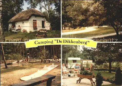 Bennekom Camping De Dikkenberg Bungalow Park Minigolfanlage Kat. Niederlande