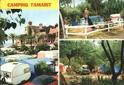 Tarragona Camping Tamarit Kinderspielplatz Kat. Costa Dorada Spanien