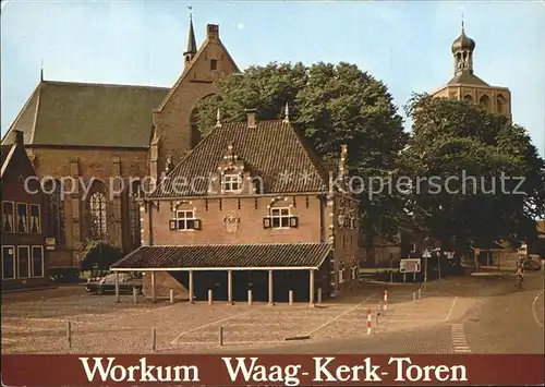 Workum Waag Kerk Toren Kat. Workum