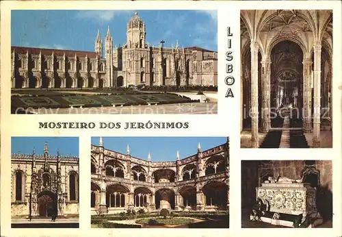 Lisboa Mosteiro dos Jernonimos Kat. Portugal