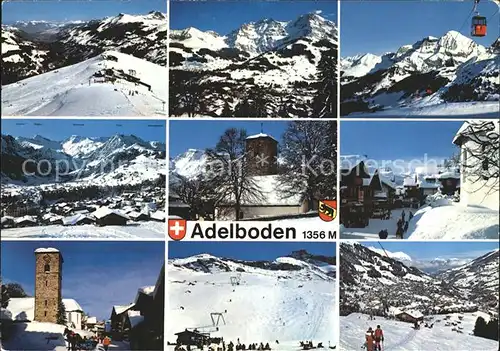Adelboden Tschentenalp Dorf Geils Hahnenmoos  Kat. Adelboden