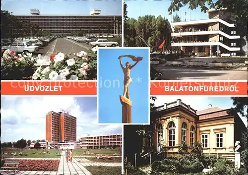 Balatonfuered Hotels Stadtansichten  / Ungarn /