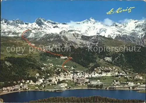 Moritz GR St Corviglia See Berge / St Moritz /Bz. Maloja