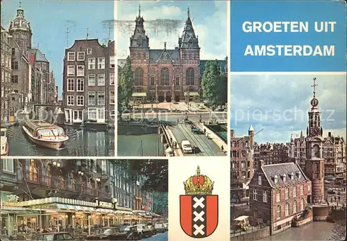 Amsterdam Niederlande Krachten Kirche Rathaus Kat. Amsterdam