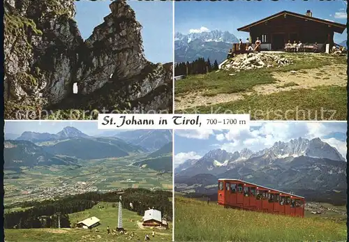 Johann Tirol Sankt Kitzbuehler Horn Angerer Alm Bergbahn Wildem Kaiser Kat. Oesterreich