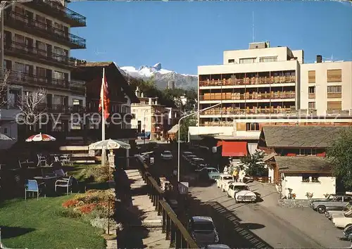 Crans sur Sierre Ansicht Strasse Kat. Crans Montana