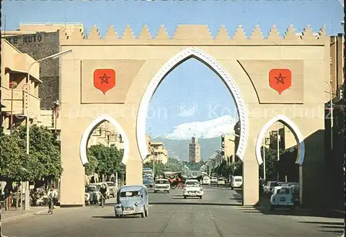 Marrakesch Marrakech Avenue Mohammed V Tor Kat. Marokko
