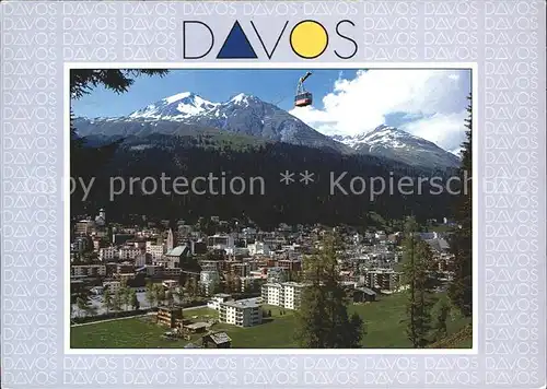 Davos Platz GR Schatzalp Strela Schiahorn Braema Bueel Jakobshornbahn / Davos /Bz. Praettigau-Davos