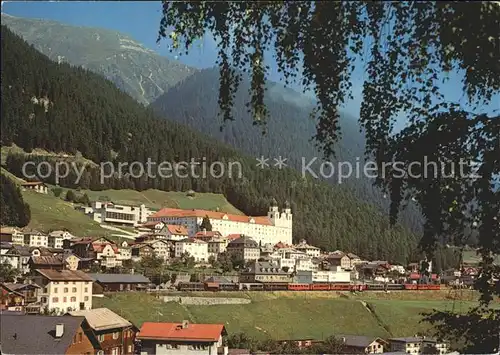 Disentis GR Ortsansicht Berge Kat. Disentis