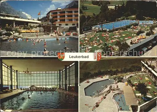 Leukerbad Gehbad Hallenbad Schwimmbad Fussbad Kat. Loeche les Bains