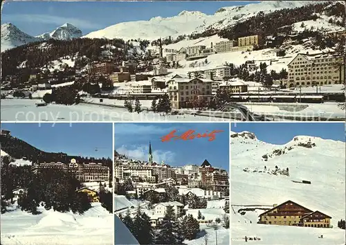 Moritz GR St Winter Ortsansichten / St Moritz /Bz. Maloja