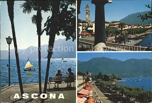 Ascona TI Uferpromenade  / Ascona /Bz. Locarno
