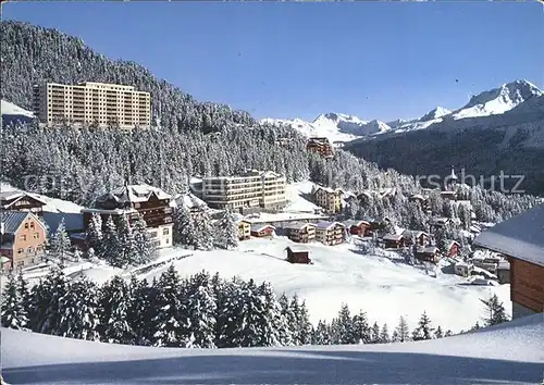 Arosa GR Ortsansicht Winter Kat. Arosa