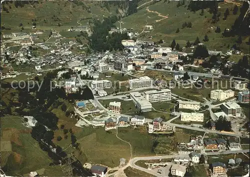 Leukerbad Ortsansicht Luftaufnahme Kat. Loeche les Bains