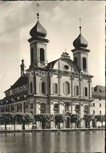 Luzern LU Jesuitenkirche See Kat. Luzern