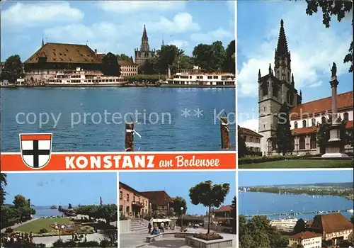 Konstanz Bodensee Bodensee Kirche Ansichten Kat. Konstanz