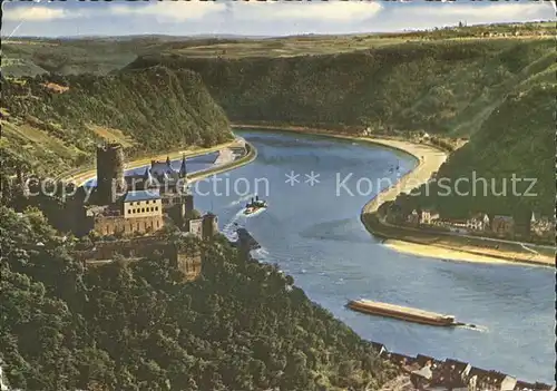 Lorelei Loreley Burg Katz Kat. Sankt Goarshausen