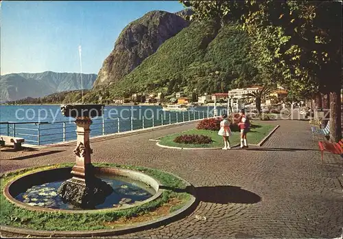 Menaggio Lago di Como Uferpromenade See Kat. 