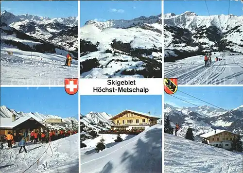 Metschalp Skigebiet Hoechst Frutigen Winter