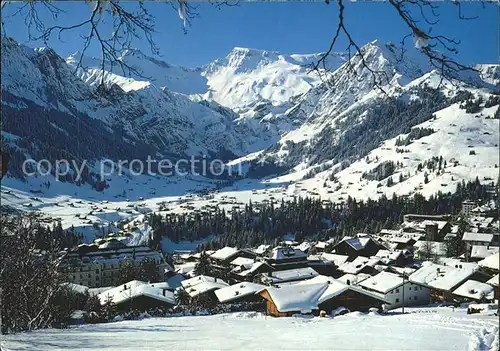 Adelboden Berner Oberland Steghorn Wildstrubel Fitzer Winter Kat. Adelboden