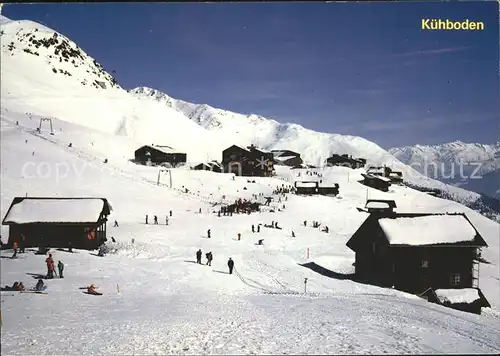 Kuehboden Eggishorn Fiesch Wallis Winter Kat. Unterwasser Toggenburg