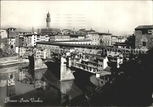 Firenze Toscana Ponte Vecchio Alte Bruecke Kat. Firenze