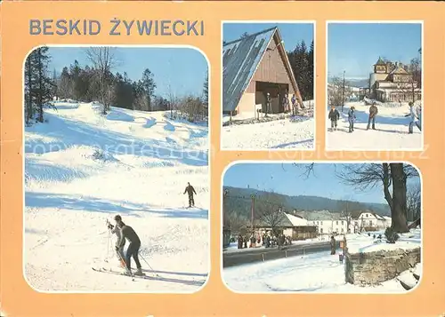 Karpaten Beskid Zywiecki Skigebiet Winterlandschaft / Rumaenien /