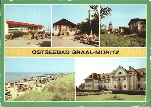 Graal Mueritz Ostseebad Cafe Seeblick Broilergaststaette Ferienobjekt Strandperle Kat. Seeheilbad Graal Mueritz