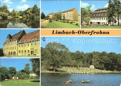Limbach Oberfrohna Stadtpark Hoher Hain Rathaus Hotel V?lkerfreundschaft