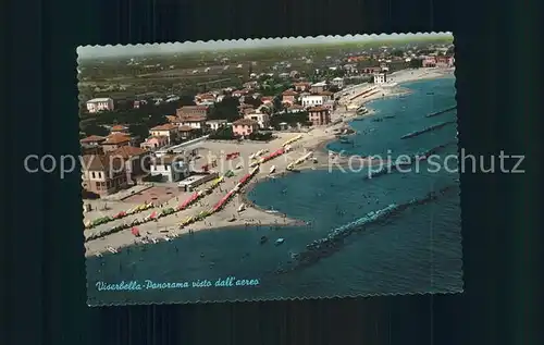 Viserbella di Rimini Luftaufnahme Strand Kat. Rimini